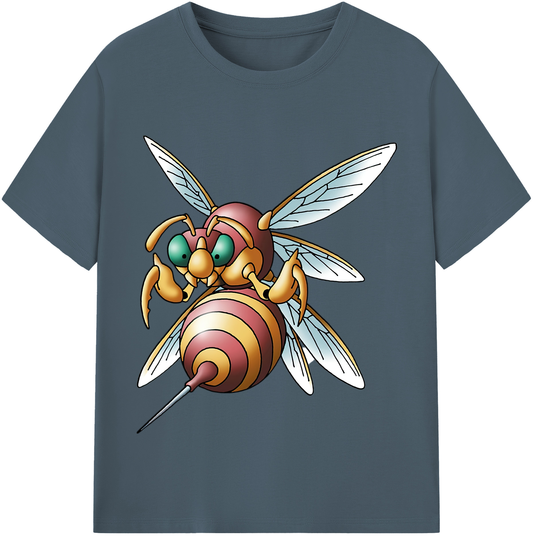 （画像用） ドラゴンクエスト Doragon Kuesuto Dragon Quest 綿100％半袖Tシャツ（フロントプリント）